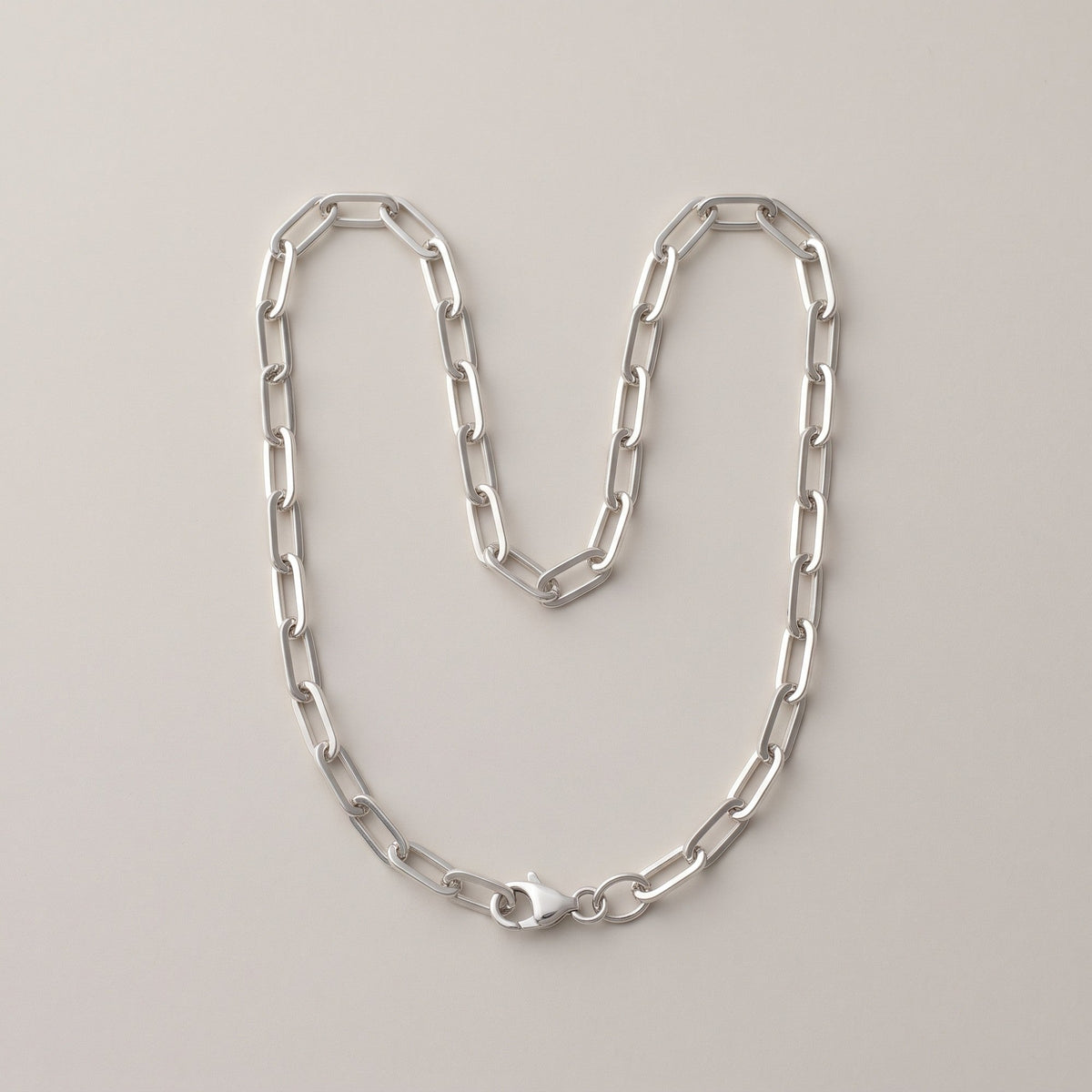 Bold Link necklace in sterling silver