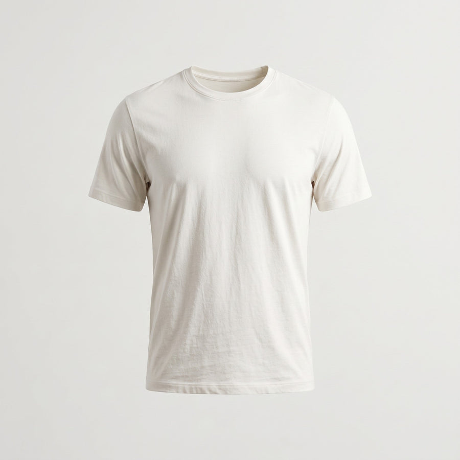 Pima Tee in white