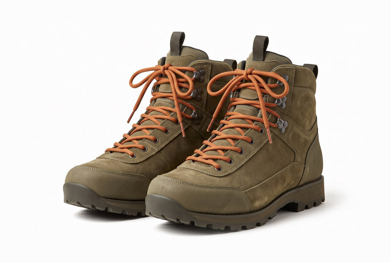 Trail boots in olive