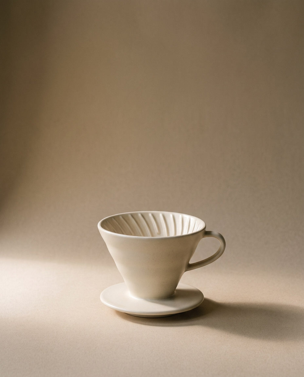 Ceramic pour-over dripper