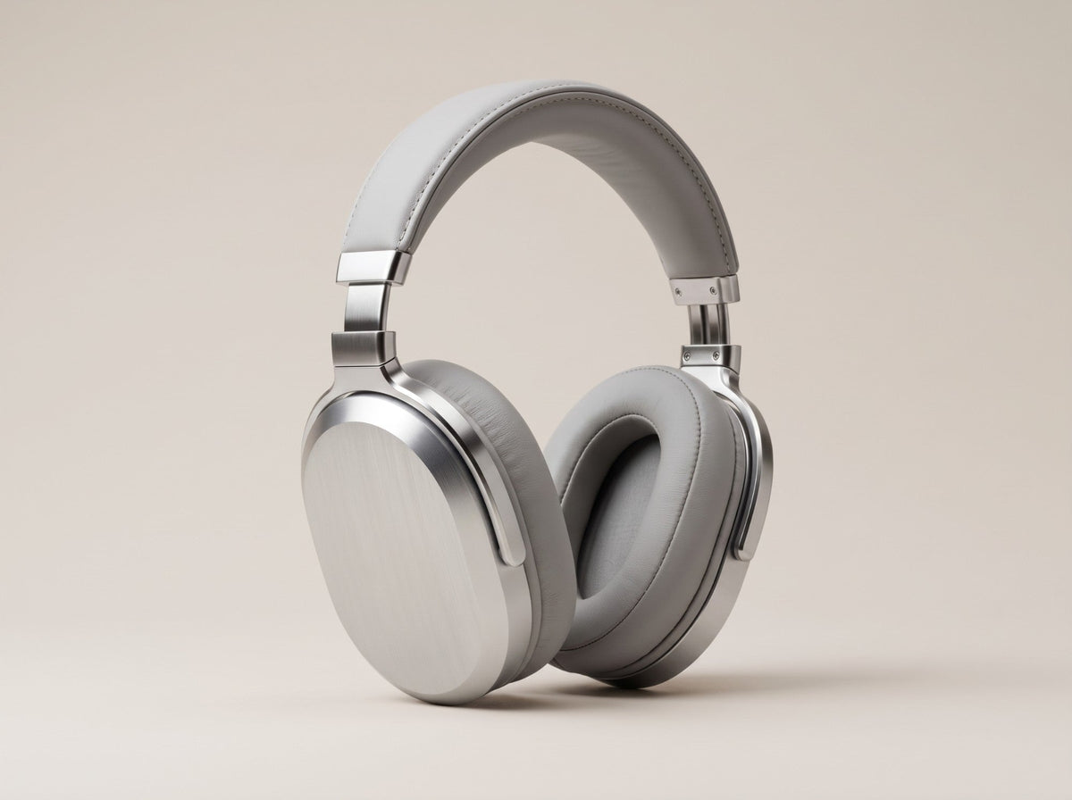 Halo Max over-ear headphones in silver